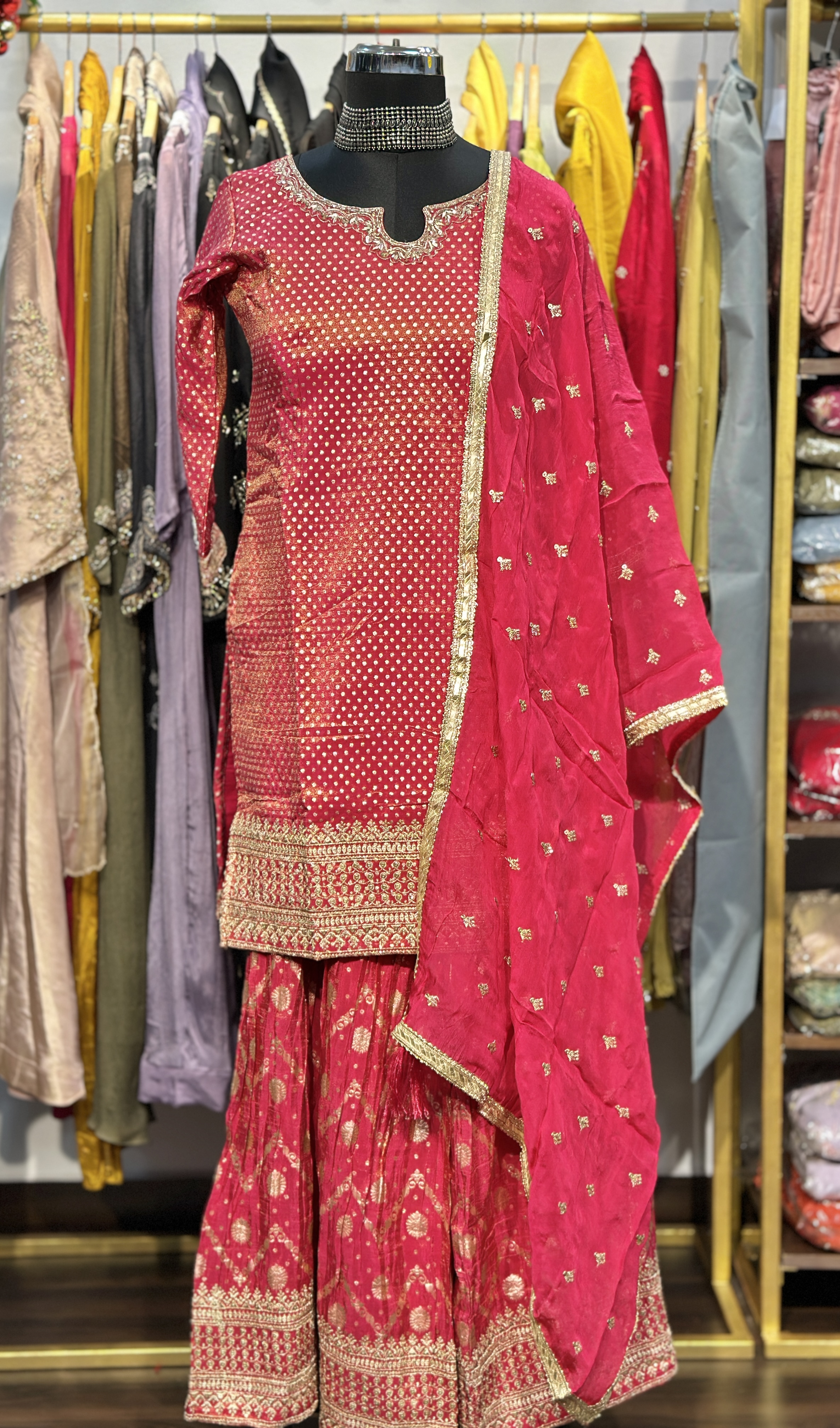 Banarasi sharara suit