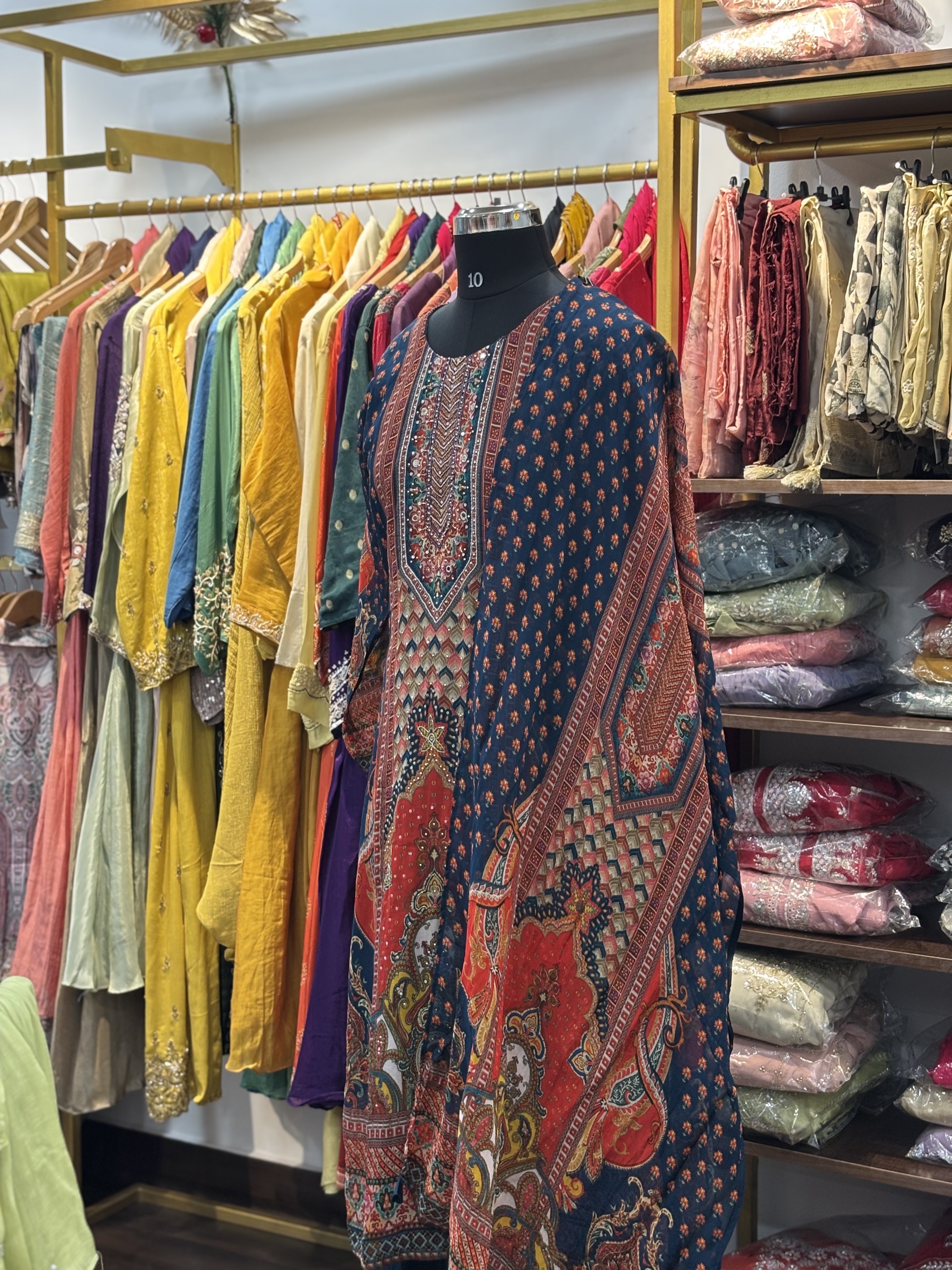 Blue Pakistani suit