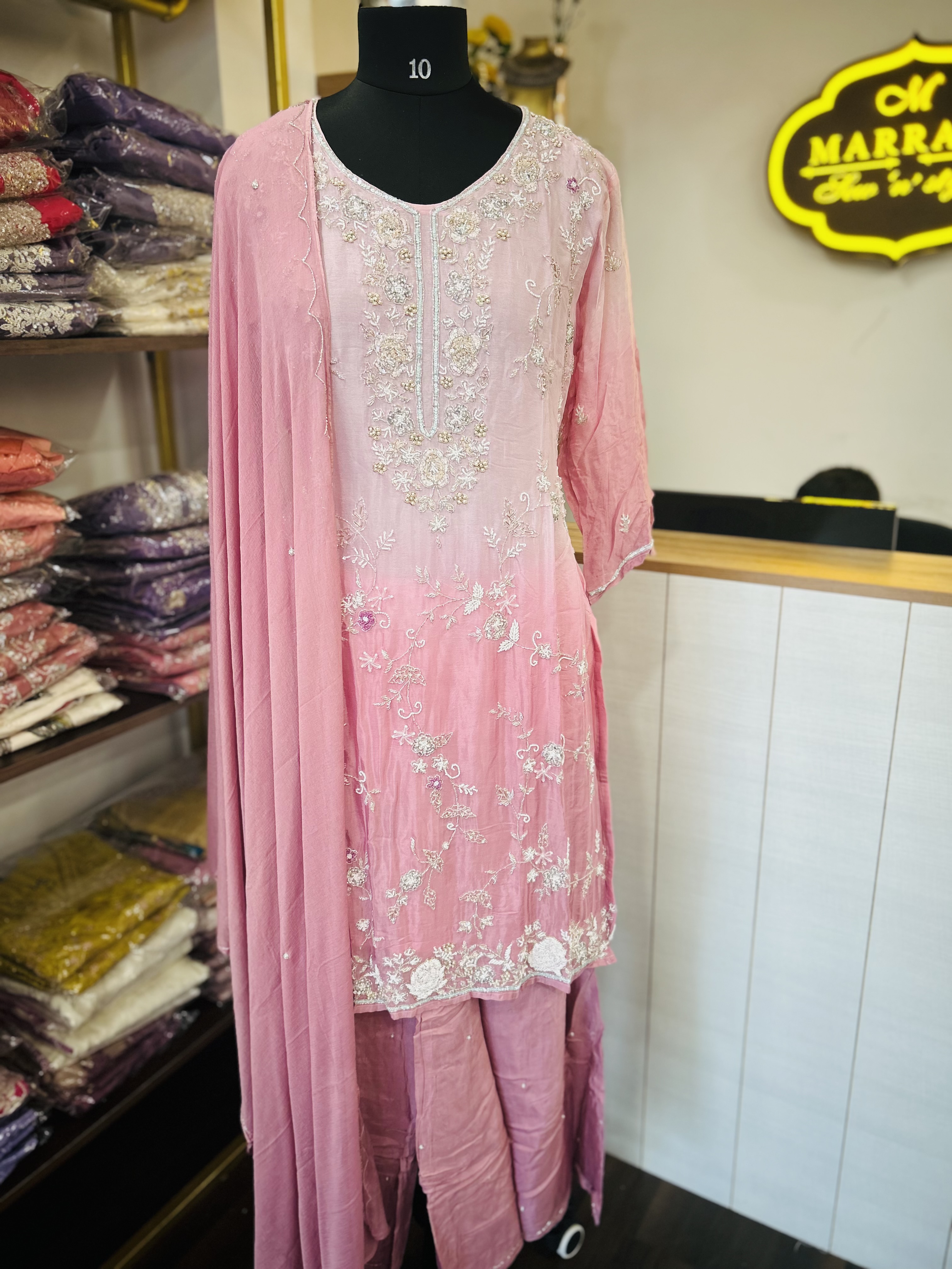 Chinon silk palazo set