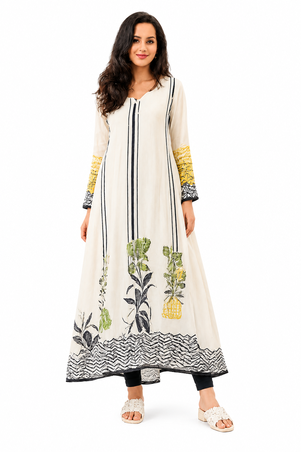 Crepe silk cordset