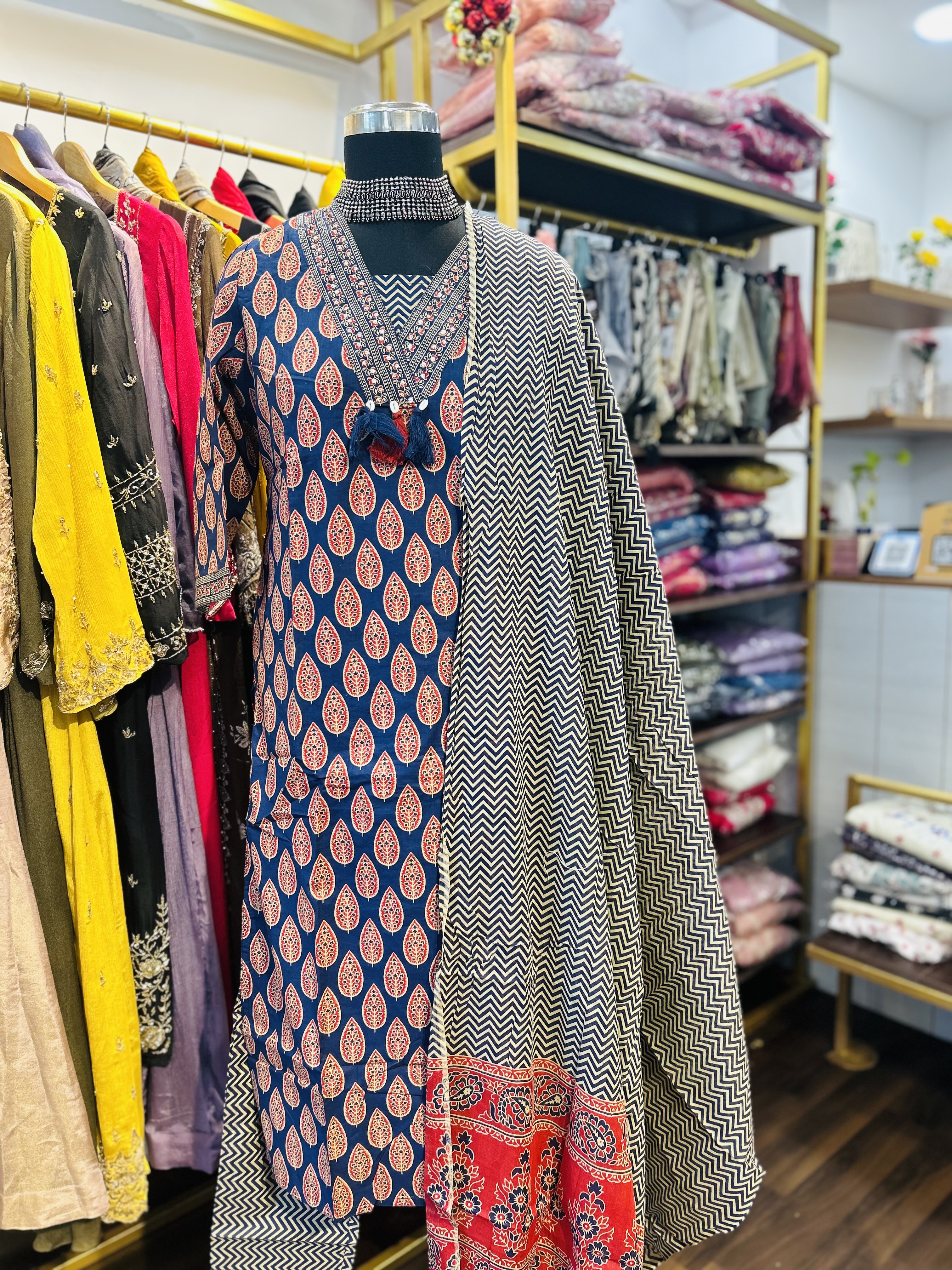 Premium cotton suit